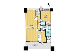  中古マンション ネバーランド大津GRANBAYの間取り