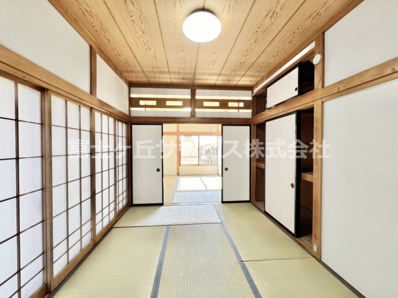 1F和室は続き間になっています