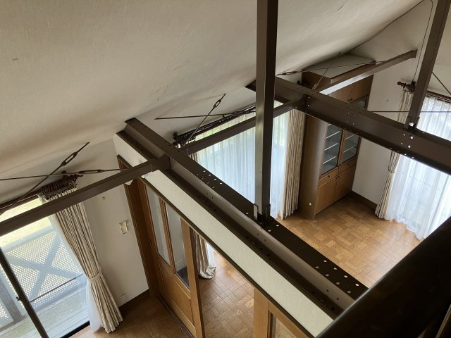 小屋裏より撮影