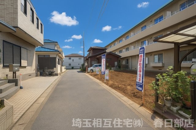 土地面積約30坪！自由設計で夢のマイホームはいかがでしょうか！希望の間取りが叶いやすい整形地！　
