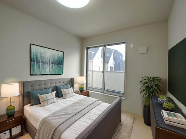 【洋室2　約5.7帖】※家具家電等はCG加工になります。現況優先　複数の洋室があるため、ライフスタイルに合わせた使い分けが可能です。