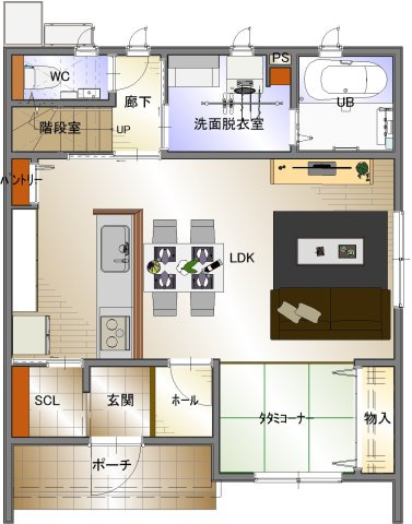 1階平面図