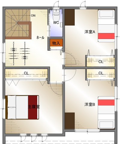 2階平面図