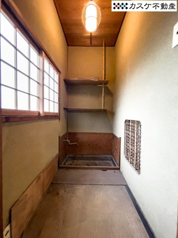 茶室横の水栓