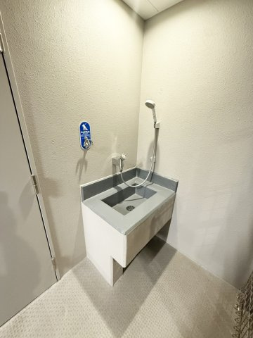 ペットの足洗い場です。