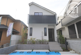 ハートフルタウン　昭島市田中町1丁目　新築　全3棟　C号棟の外観