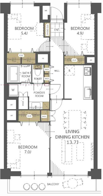 間取り：313004699916