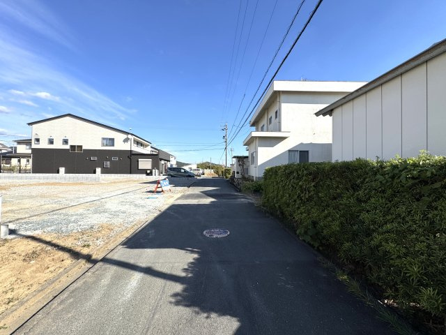 前面道路です。