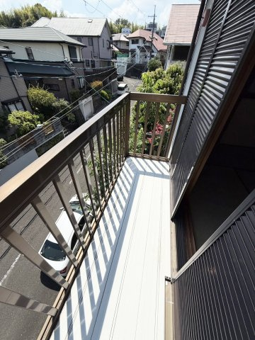 2階ベランダです。（2026年8月現在）