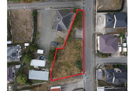 甲斐市團子新居　売地の外観