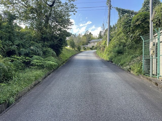 幹線道路から現地に行くまでの道