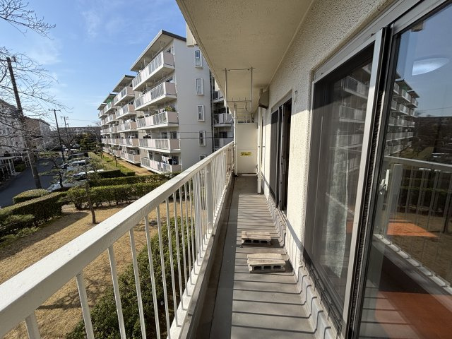 日当り良好のバルコニーです