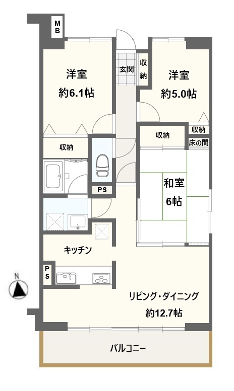 間取り：322000488461