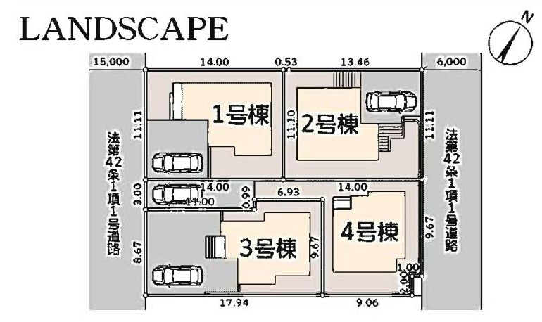 区画図は、土地の形状、境界、道路との関係を詳細に示す図面土地の正確な位置、面積、形状を把握し購入や建築計画の判断に不可欠です。区画整理や開発状況も示され、将来的な土地利用のイメージを掴む上でも重要。