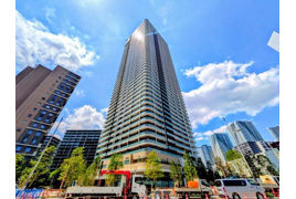 晴海フラッグ サンビレッジ T棟の外観