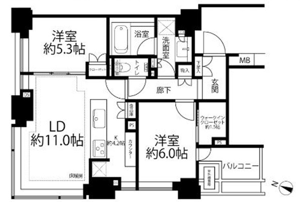 シティタワー九段下の間取り