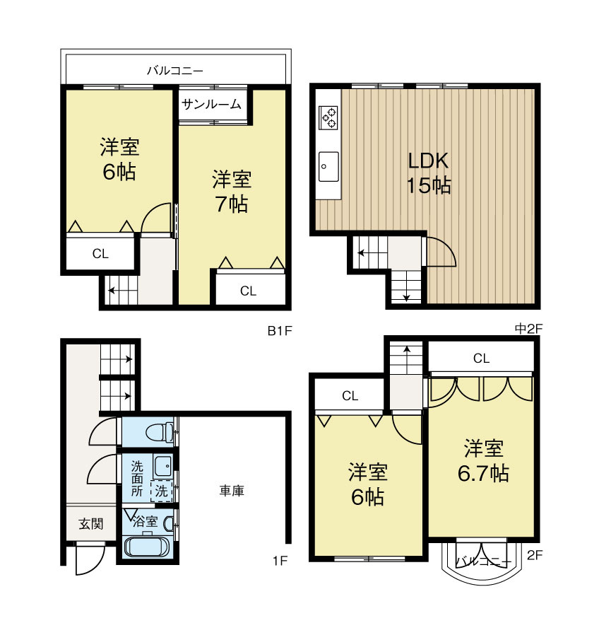 間取り：328000623177