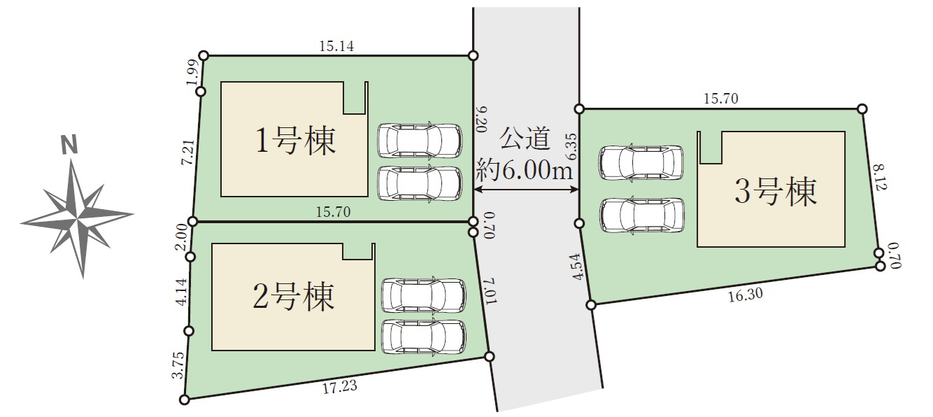 1号棟です。