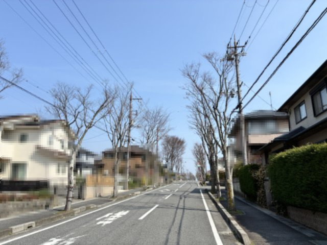 西側道路