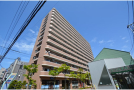 コープシティ上大川前の外観