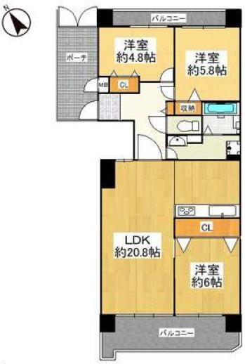 間取り：328000648845