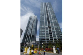 シティタワーズ豊洲ザ・ツインサウスタワーの外観