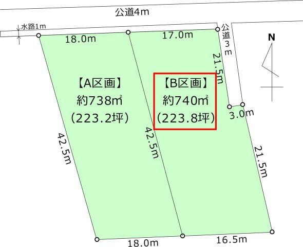 土地図です