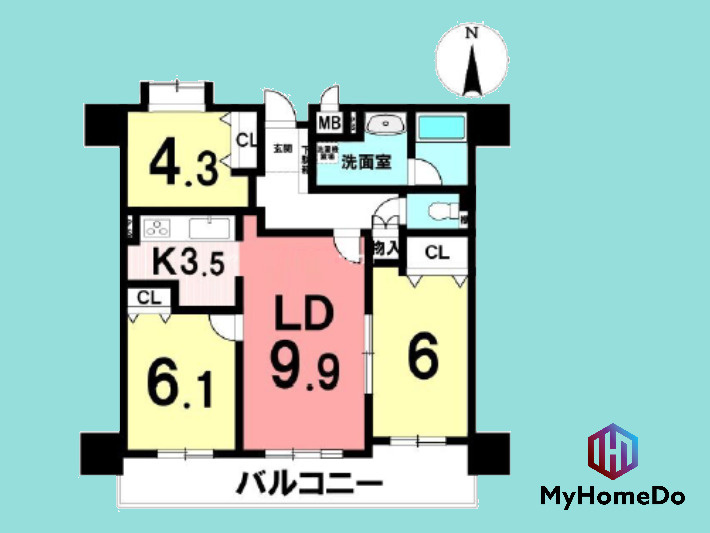 間取り：323000535733