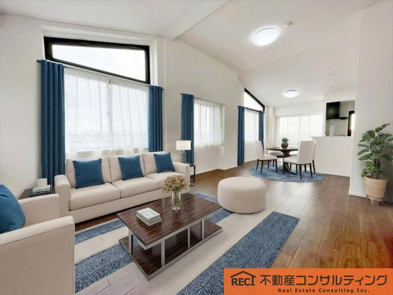 開放感のあるルーフバルコニー付