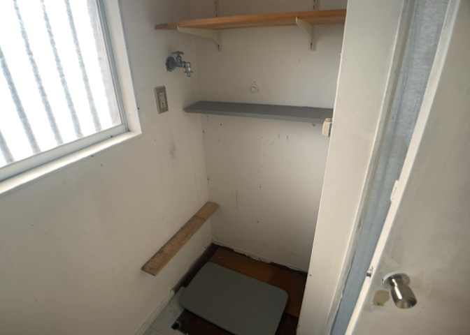 ランドリースペースも気になります。洗濯機置場があり「洗う、干す、取り込む、アイロンがけ、たたむ」など、洗濯に関する家事をするための空間です。広さや収納など付帯設備も含めて、詳細は現地でご確認ください。