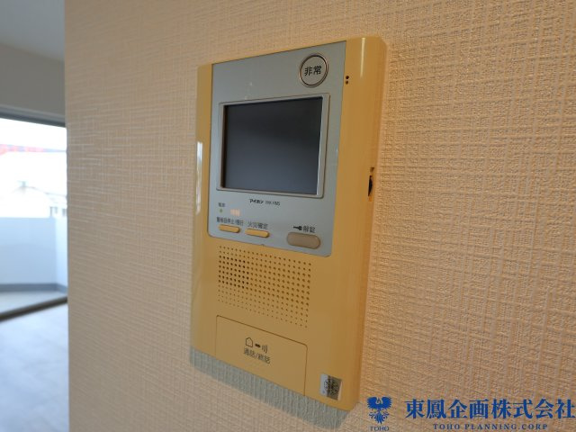モニター付きで安心。