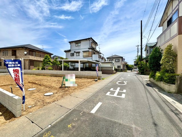 2号地　南西道路に面し陽当り良好！敷地約38坪・自由設計で夢のマイホームはいかがでしょうか！建築条件なし・お好きなハウスメーカーで建築可能です！