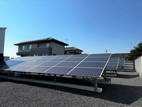 太陽光パネル付き