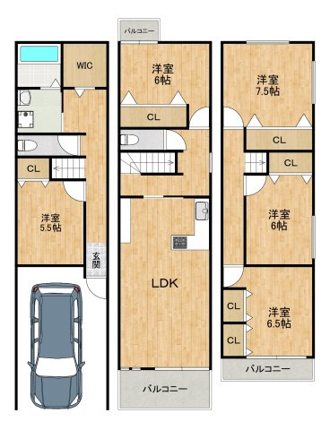 間取り：327001652254