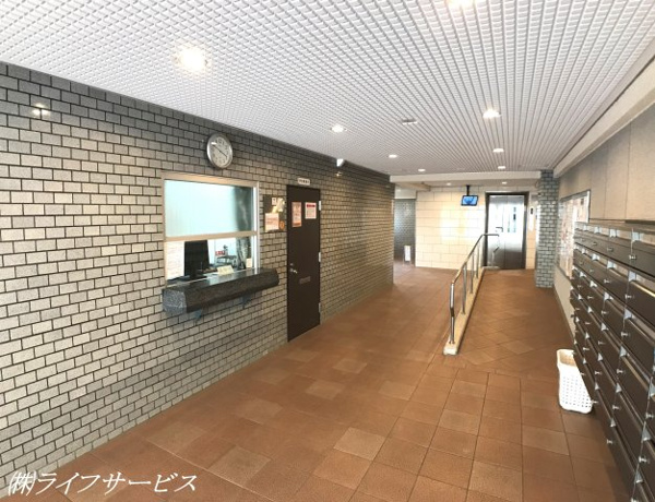 塚本北コーポのエントランス