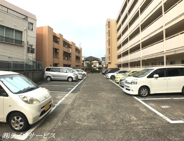 塚本北コーポの駐車場