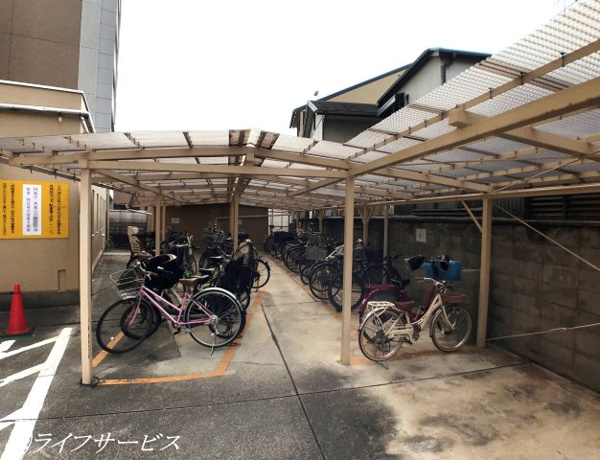 塚本北コーポの駐輪場