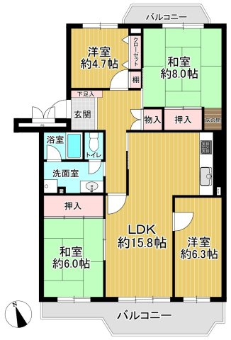 間取り：311002343684