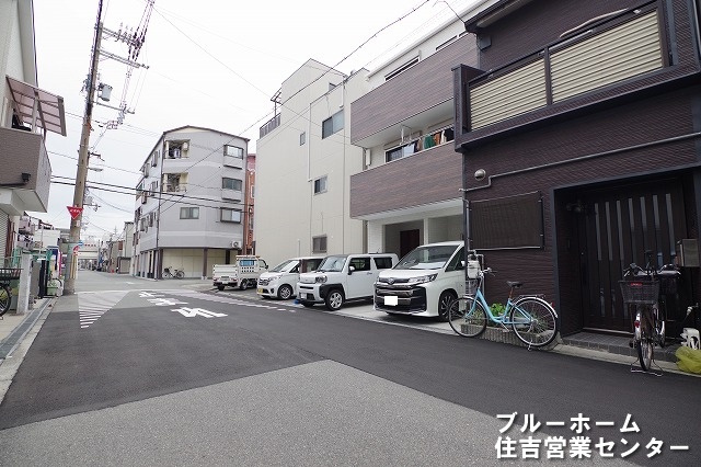 別角度からの前面道路です！