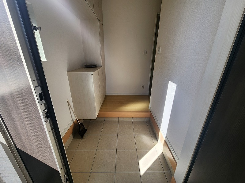 ゆったりとした玄関です