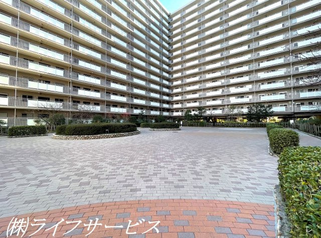 中庭の様子