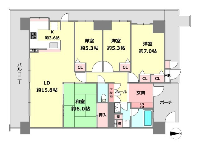 間取り：328000619772