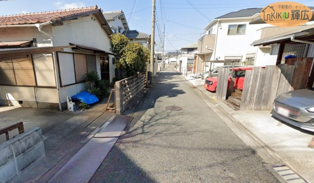 前面道路です。