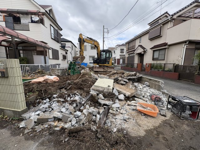 ※2026年9月中旬撮影　解体中