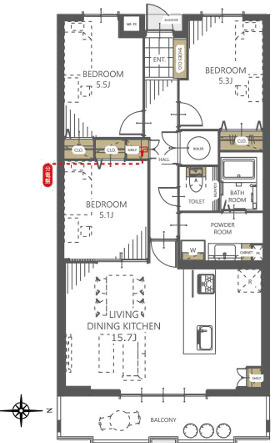 間取り：328000641105