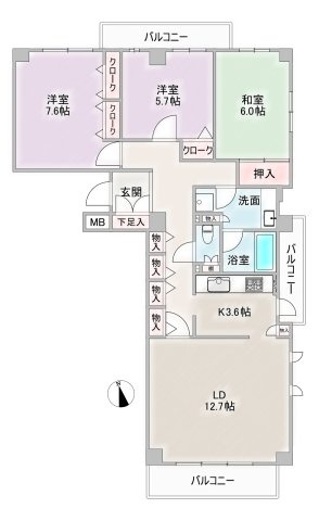 間取り：323000518197