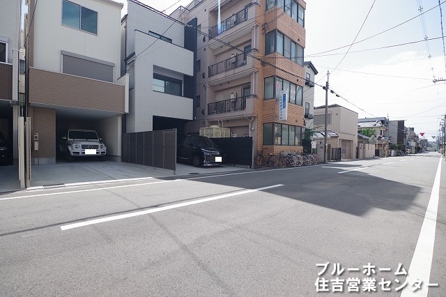 別角度からの前面道路です！