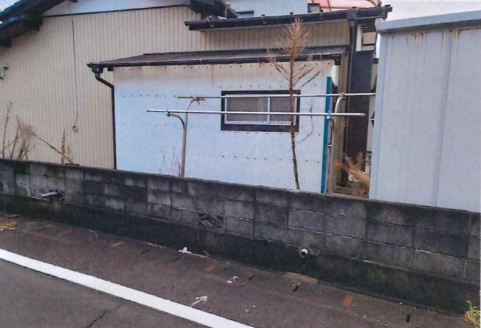 擁壁があります。