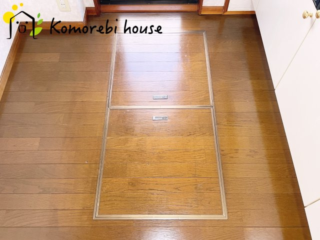床下収納です