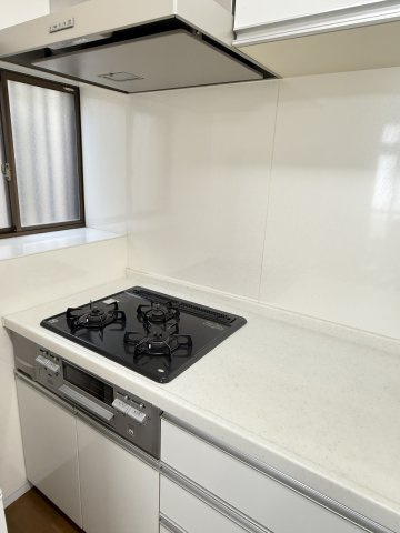 ガスコンロもお手入れが行き届いています。